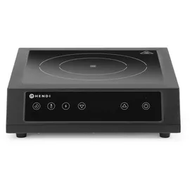 HENDI Induktionsherd 3500 D XL, Schwarz, 220-240V/3500W, 355x400x(H)100mm