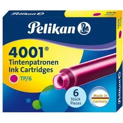 PELIKAN 321075 Pelikan Tintenpatronen 4001®, Pink, 6 Stück