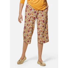 GOLDNER Capri-Druckhose Louisa bunt 24