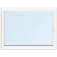Fenster 160x120 cm, Kunststoff Profil aluplast IDEAL® 4000, Weiß, 1600x1200 mm, einteilig festverglast, 2-fach Verglasung, individuell konfigurieren