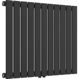 neu.haus Designheizkörper Nore Schwarz 60x80cm Einlagig 616W