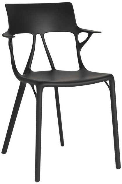 Kartell Stuhl A.I. schwarz, Designer Philippe Starck, 80x55x55 cm