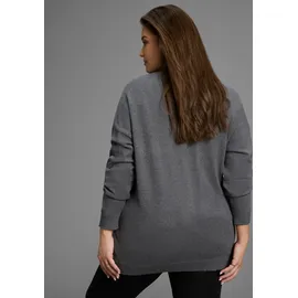 laura scott curve Laura Scott Strickjacke in kuscheligem Feinstrick und hüftbedeckender Passform - GROSSE GRÖSSE