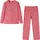 vidaXL Kinderpyjama mit Langen Ärmeln Altrosa 104