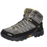 CMP Kids Moon MID WP Shoes Trekking-Schuhe, Grau-Zitronengelb (Graffite-Zolfo), 34 EU