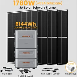 Jackery Navi 2000 Balkonkraftwerk mit Speicher, 2048-8192Wh Solarspeicher