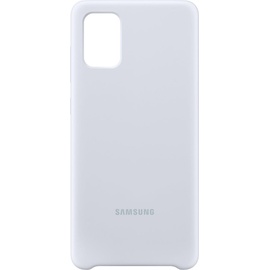 Samsung Silicone Cover EF-PA715 für Galaxy A71 silber