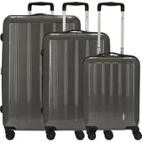 check.in London 2.0 Koffer-Set 3-tlg. carbon/schwarz