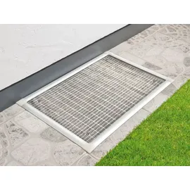 Home & Garden Kellerschachtabdeckung PROFI 60 x 115 cm Silber