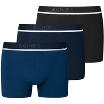 SCHIESSER Herren 3 PACK Boxershorts Bio Baumwolle Multipack - 95/5 Organic, sortiert 2_173986, 10/