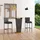 vidaXL Gartenbar Set 3-tlg. Grau