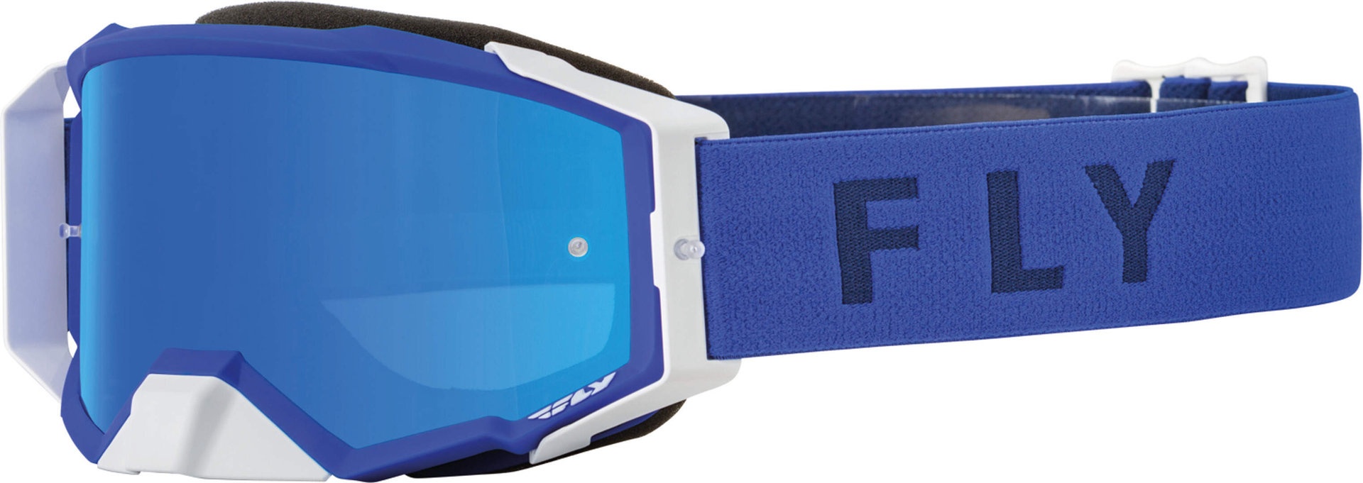 Fly Racing Zone Pro Motorcrossbril, blauw