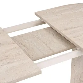 HANAH Home Ausziehtisch 160 x 75 x 90 cm beige