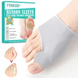 Hallux Valgus Socken, Hallux Valgus Korrektur, Hallux Valgus Bandage, Großer Zeh Bandage, Hammerzeh Korrektur und Schutz, Zehenspreizer Hallux Valgus Bandage für Damen & Herren (M, Grau)