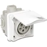 PCE CEE-Unterputzsteckdose 32 A, 400 V, IP44