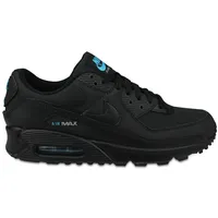 Nike DC4116-002 Nike AIR MAX 90 Herren Black/Black-Laser Blue-Wolf Grey EU 49.5