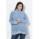 Ulla Popken Rollkragenpullover blau 46/48