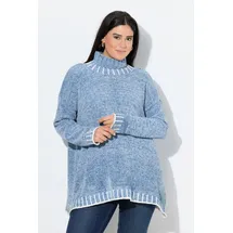 Ulla Popken Rollkragenpullover blau 46/48