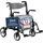 foreversenior 2 in 1 Rollator mit Federung grau/schwarz