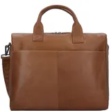 GREENBURRY Fiorentina Aktentasche Leder 41 cm (17.30"), Notebooktasche, Braun