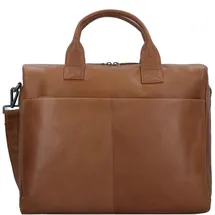 GREENBURRY Fiorentina Aktentasche Leder 41 cm (17.30"), Notebooktasche, Braun