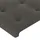 vidaXL Boxspringbett mit Matratze & LED Dunkelgrau 120x200 cm Samt