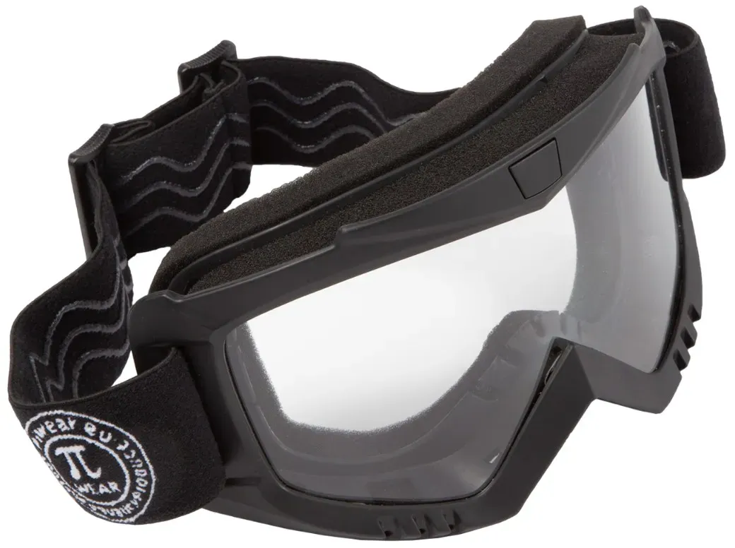 Motorradbrille Piwear MX Muddy Crossbrille, klar