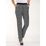 Sieh an! Schlupfhose in schwarz-weiß-kariert | Gr.: 46