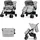 Lorelli TWIN Schwarz/Grau