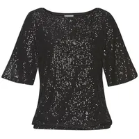 LASCANA Paillettenshirt Schwarz 40/42