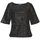 LASCANA Paillettenshirt Damen schwarz Gr.40/42