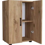 [en.casa] Beistellschrank Åsnes 74x49x32cm Eiche