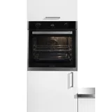 Grundig A+ (A+++ bis D) GRUNDIG Einbaubackofen "GEBM19300DXMPF" Backöfen CoolTouch Door grau (schwarz inox)