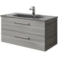 Saphir »Serie 6025 Mineralmarmor-Waschtisch mit Unterschrank, 97 cm breit«,