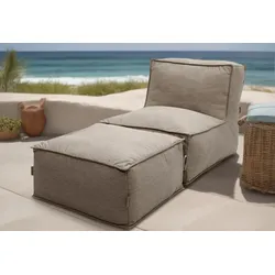 Sofaelement DOMO COLLECTION "Fiu: einfach aufblasbar, für Camping, Garten, Terrasse, Balkon", braun, B:75cm H:73cm T:115cm, 100% Olefin, Polsterelemente, wetterfester Outdoor Sessel 75/115/73 cm, klein verstaubar