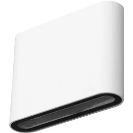 Nowa Außenwandlampe Fassadenleuchte Gartenlampe LED Haustürleuchte weiß L 11,5 cm