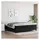 vidaXL Boxspringbett 200 x 200 cm Schwarz