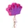 Relaxdays Piñata Krone HBT 31 x 49 x 10 cm lila/pink
