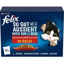 FELIX So gut wie es aussieht Geschmacksvielfalt vom Land in Gelee 12 x 85 g