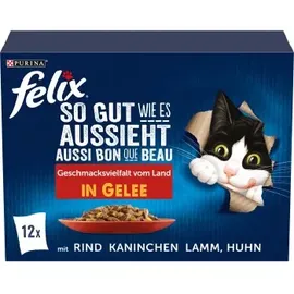 FELIX So gut wie es aussieht Geschmacksvielfalt vom Land in Gelee 12 x 85 g