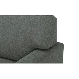 Smart Eckcouch Mikrofaser 2-Sitzer Grau