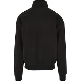 URBAN CLASSICS Basic Polar Fleece Troyer Schwarz 3XL