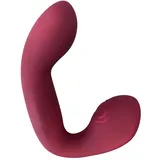 Javida „Thumping | Shaking Rabbit Vibrator“ mit Klopf- und Shake Funktion 10 Modi + Sofort-Power, rot