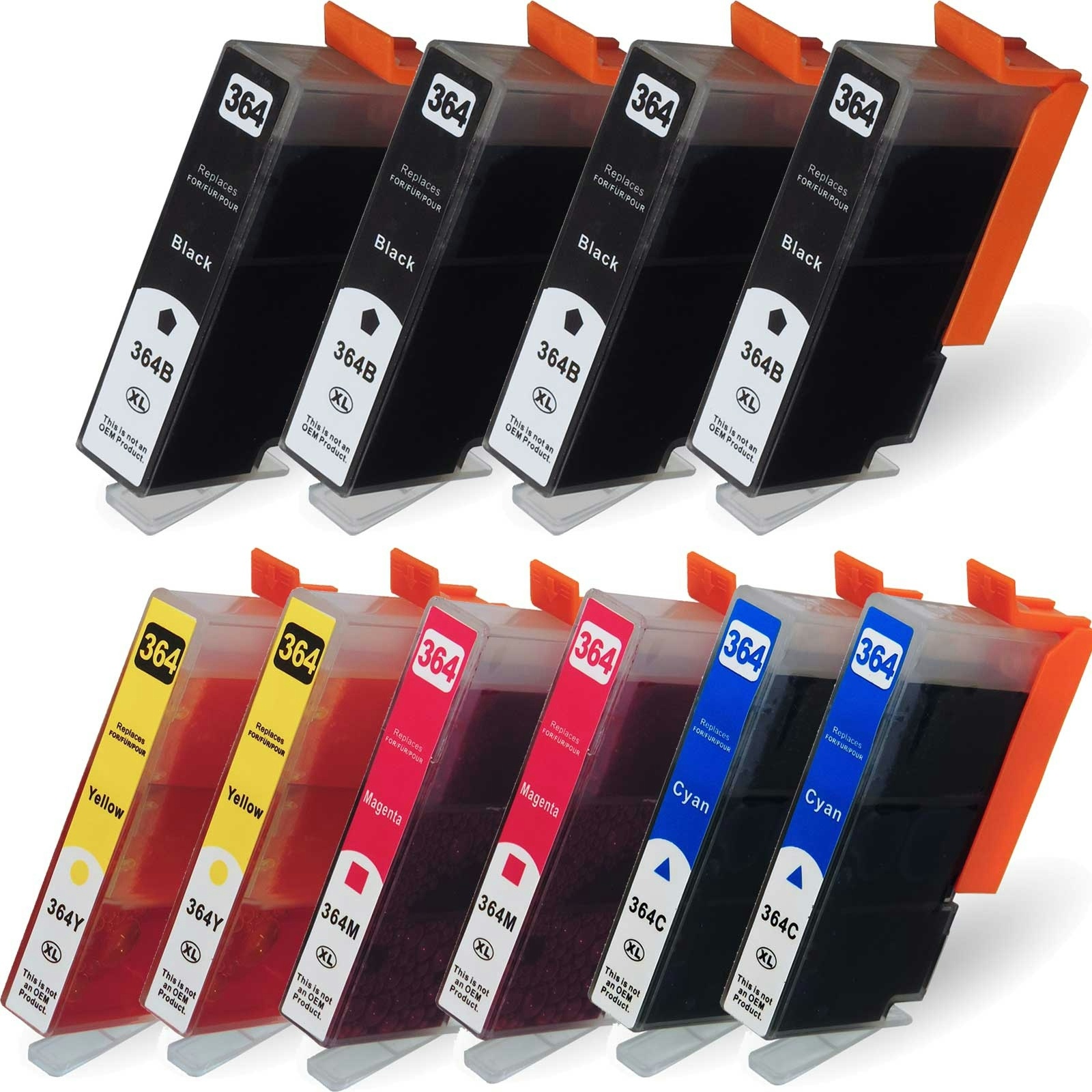 10er Set D&C Tinte für HP PhotoSmart 5520 e All-in-One Druckerpatronen kompatibel HP PhotoSmart 5520 e All-in-One Drucker