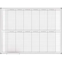 Jahresplaner MAULstandard 90x120 cm, 2x6 Monate