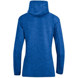 Jako Damen Kapuzensweat Premium Basics, royal meliert, 44