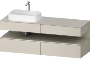 Duravit Waschtischunterschrank Qatego 160x55x60cm, T m/ta m, Pl, B l, Nischenb