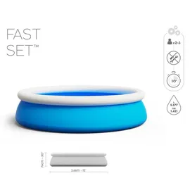 BESTWAY Fast Set 366 x 76 cm inkl. Filterpumpe 57274