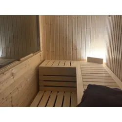 Fichte Softline-Saunaholz, 14x96 mm, unbehandelt, massiv, mit verlängerter 10 mm Feder