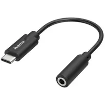 Hama USB-C-Adapter - 3,5-mm-Klinke-Buchse 1m (00200318)
